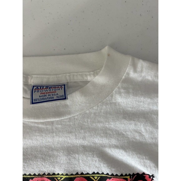 Carlos Santana Vintage 1994 World Tour Concert Graphic 100% Cotton Shirt XL - Picture 12 of 16